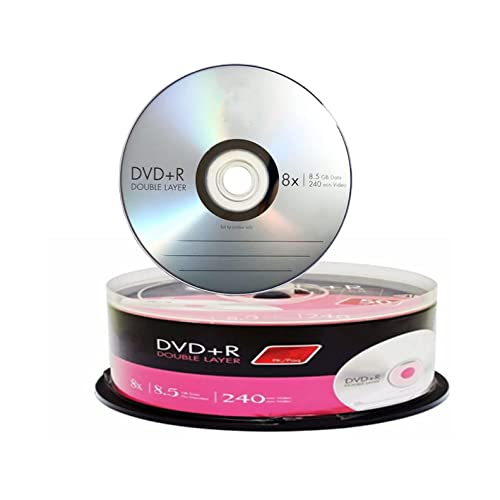 Image of Premium Brand Blank DVD+DL (Double Layer) 8.5 GB x 240 min x 8X (Pack of 20 Disk with Free 40 DVD Cover)