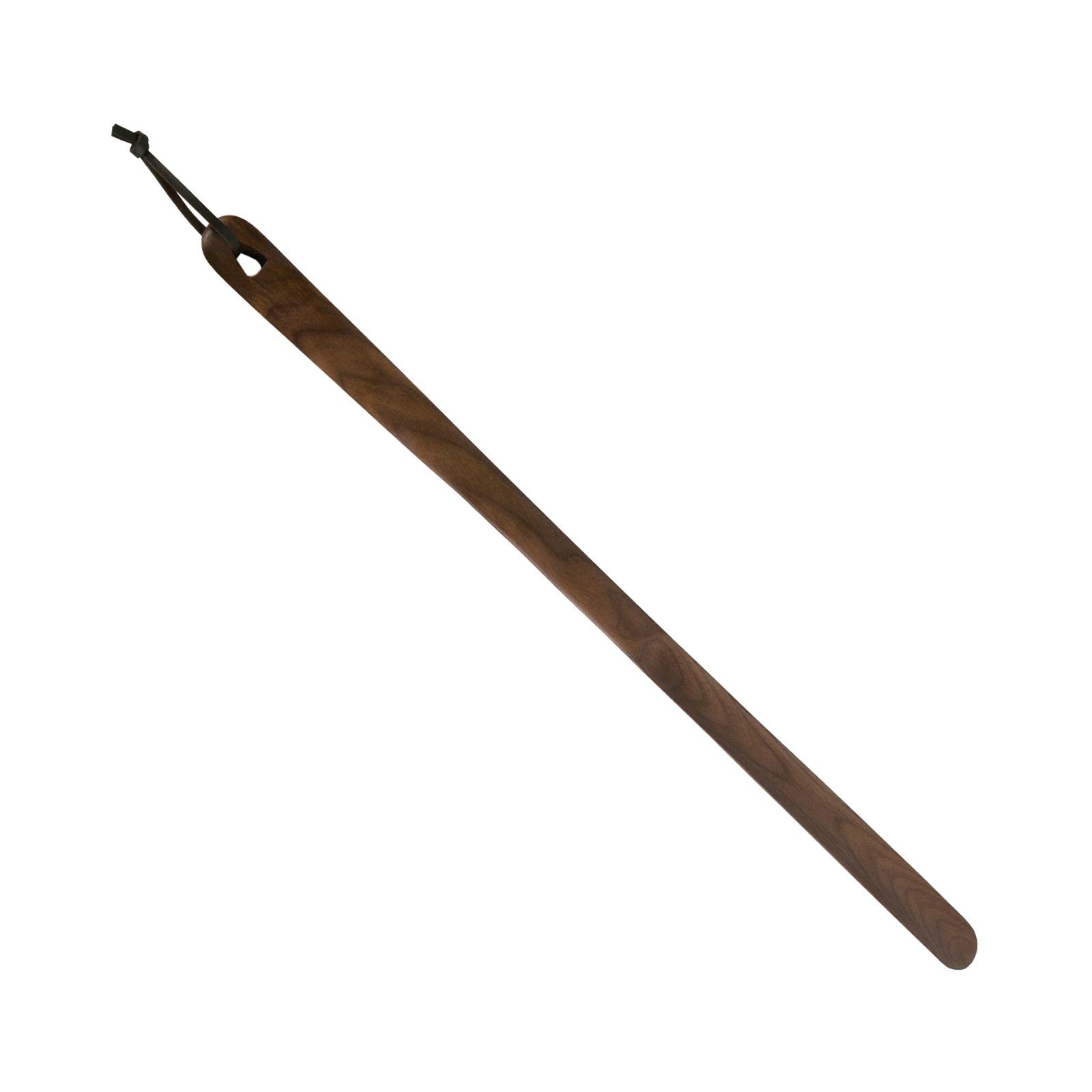 Amagogo Calzascarpe in legno Manico lungo con cordino Calzascarpe lungo Uomo Sollevatore per scarpe da viaggio