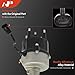 A-Premium Ignition Distributor with Cap and Rotor Compatible with Jeep Vehicle - 2.5L 4 Cyl - Cherokee 1991-1993, Comanche 1991-1992, Wrangler 1991-1993