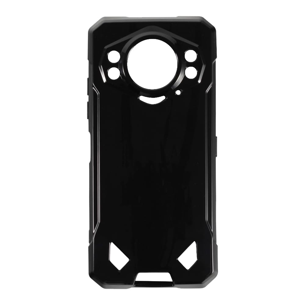 AQGG Custodia per Doogee S110 (6.58) Cover, Black Protettivo Sottile Morbido Silicone Custodia Protezioni Skin Bumper - XT19