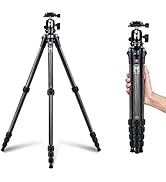 SIRUI Carbon Fiber Travel Tripod with 360° B-00K Acra-Swiss Ballhead, 50″ Compact Lightweight Cam...