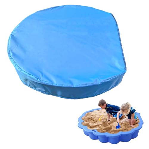 POPAPIE 1 Pieza Lona para Arenero Impermeable,Cubierta Arenero Infantil,Cubierta para Arena de Tela Oxford con Cordón,Cubierta Protección Exterior para Piscina Mueble Jardín Niños (19 x 102cm)