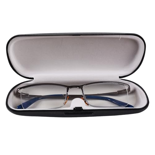 Image of VIVID Vision Unisex Adult Lightweight Eyewear Specs Case Cover | Free With Cleaning Cloth | Protect Eye Glasses | Plastic | Spectacles | Cases | IC - 621 ABS Gery with Cloth