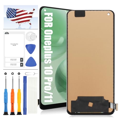 TFT for Oneplus 10 Pro Screen Replacement for Display Oneplus 9 Pro LCD Screen for Oneplus 11 NE2210 LCD Digitizer Touch Screen Assembly NE2211 NE2213 NE2215 NE2217 Repair Parts(No Fingerprint)