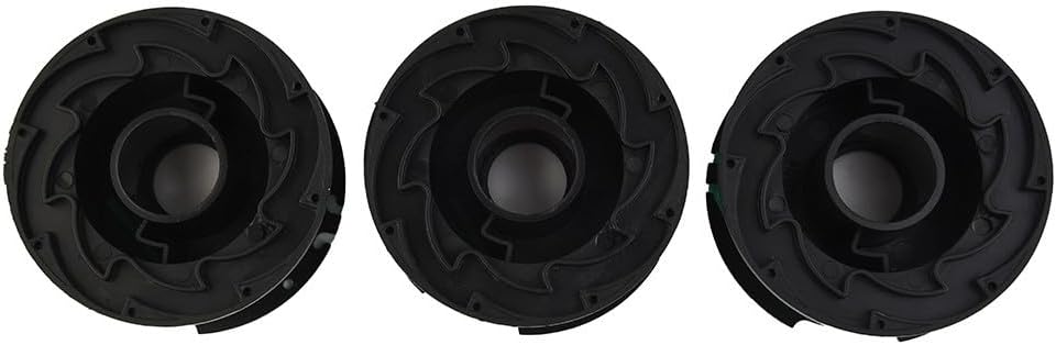 3 Pack Spool and Line for Black & Decker GL7033 GL8033 GL9035 A6482 Trimmer Head Refills Robust Design Reliable Performance