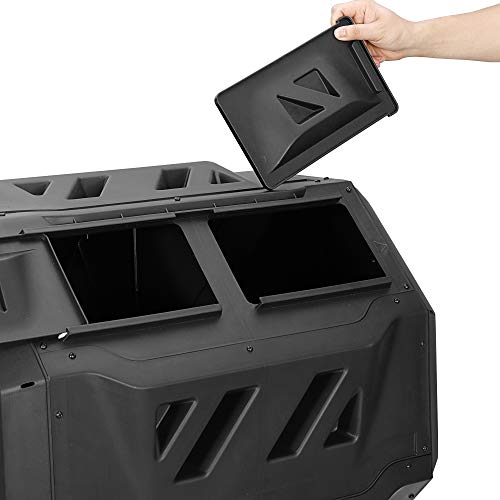 image for Nova Microdermabrasion Large Composting Tumbler 43 Gallon Capacity Com