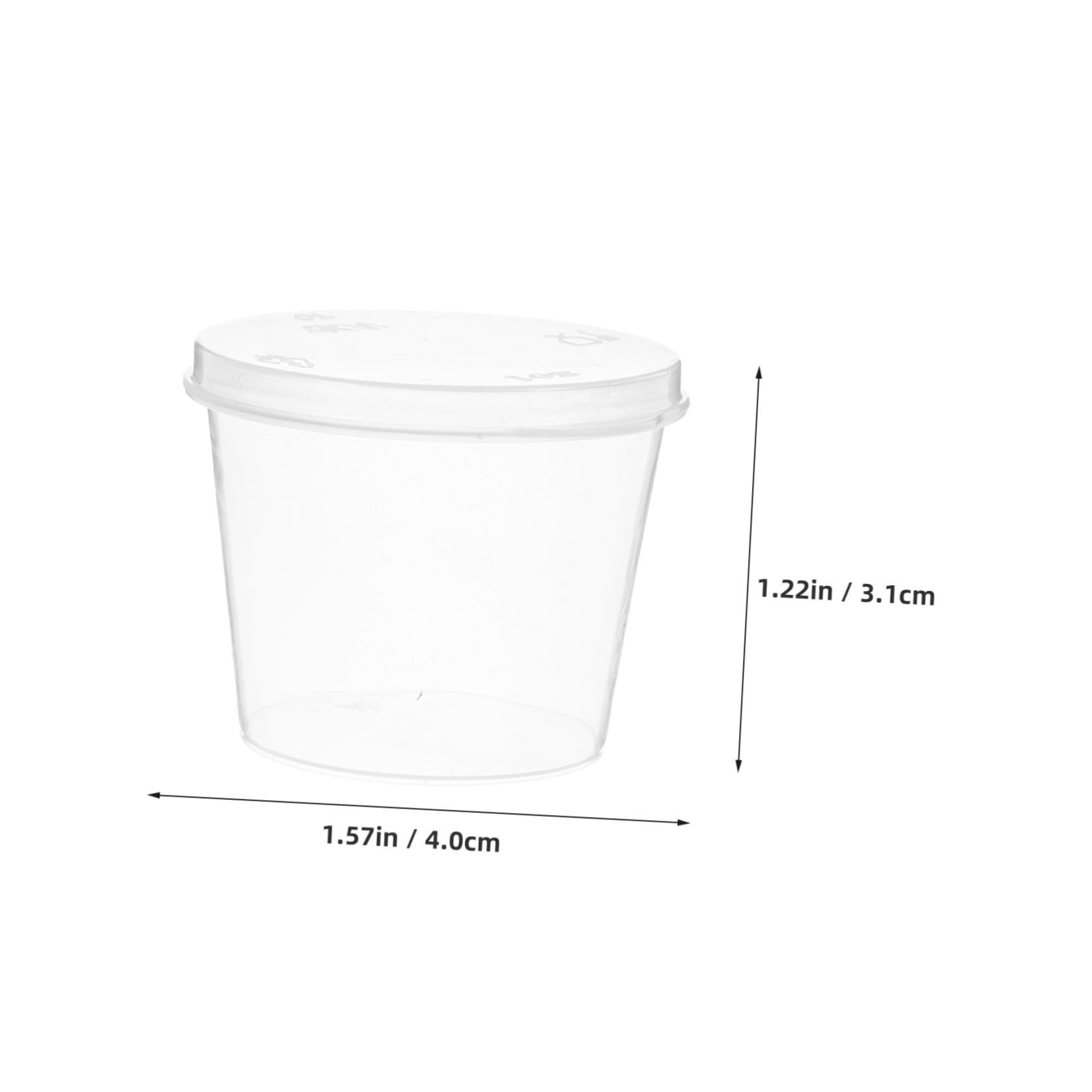 AUTSUPPL Seasoning Containers Lids Box Lid for Spices Spice Dispenser Reusable Condiment Containers Leakproof