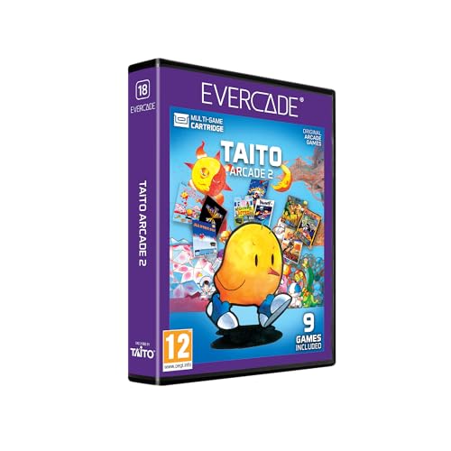 Cartouche EVERCADE – TAITO ARCADE 2 avec 9 jeux d'arcade classiques