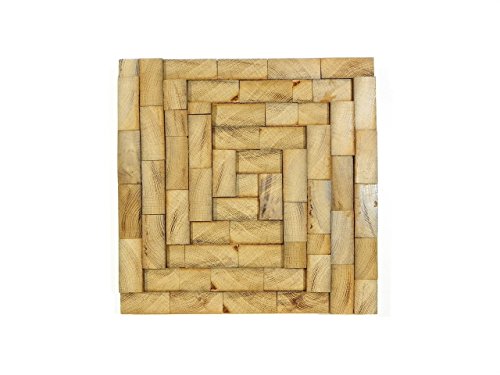 Déco murale en bois moderne et tableau abstrait de style scandinave