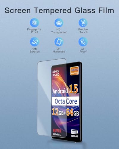 Protector de Pantalla para Topsand CAM8-15 Tablet 8 pulgadas miniatura 2