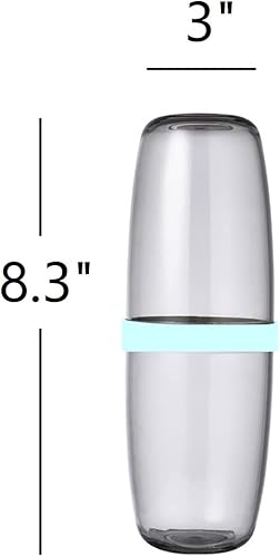 Miniatura 2 de Utensilios de viaje cubiertos de acero inoxidable 188 portátil de campamento reutilizables juego de cubiertos con estuche transparente