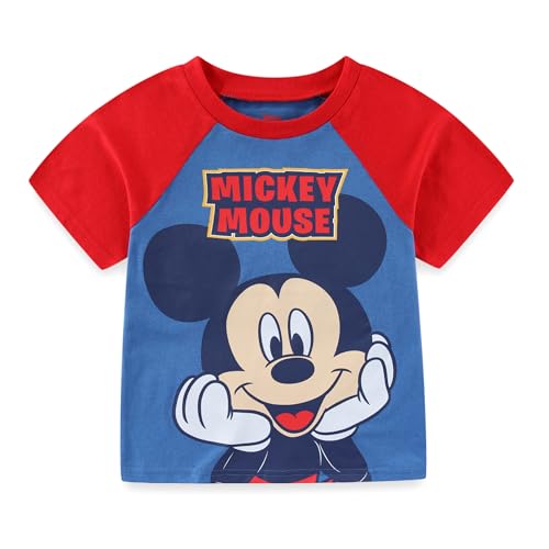 Image of Disney Mickey Mouse Boys Short Sleeve T-Shirt and French Terry Short Set for Toddler and Big Kids