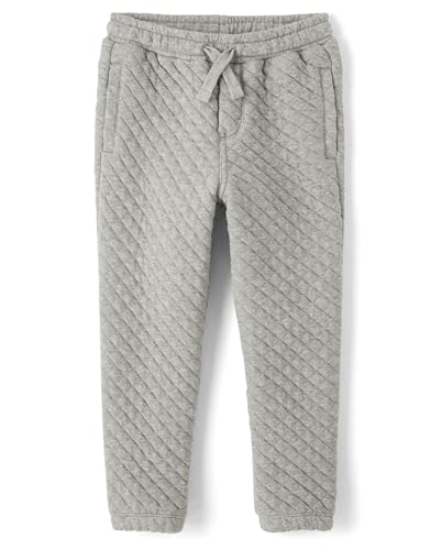 Gymboree and Toddler Fleece Jogger Sweatpants,Gray,3T