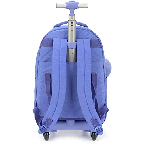 Kit Mochila de Rodinha Notebook Feminina by Up4You Ref.51610 (Violeta)