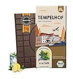 TEMPELHOF Orange, Limone und Gewürz Schokolade/Bio und Fair Trade Kakao / 1 Berlin Tafel von Edelmond 75g
