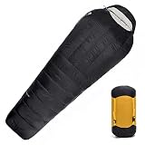 MOUNTAINTOP Mumienschlafsack Daunenschlafsack Ultraleicht Schlafsack Winter Kleines Packmaß für Outdoor Camping Reise Zelten oder Indoor