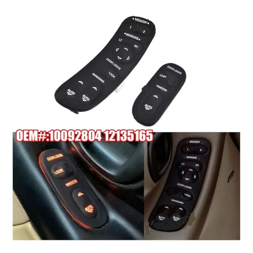 Commande lève-vitre électrique 12135165 réactive pour Chevy Corvette C5 - 2