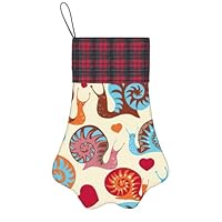 Calza Di Natale Per Animali Domestici A Forma Di Zampa, 45,7 Cm, In Tessuto Felpato Con Bordo Quadri E Targhette Osso, Per Cani E Gatti - 2