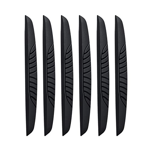 acdokuk Lot de 6 protections de bord de portière de voiture, bandes décoratives anti-frottement, protection universelle pour rétroviseur avant et arrière, pour portes de voiture et de camion Cover