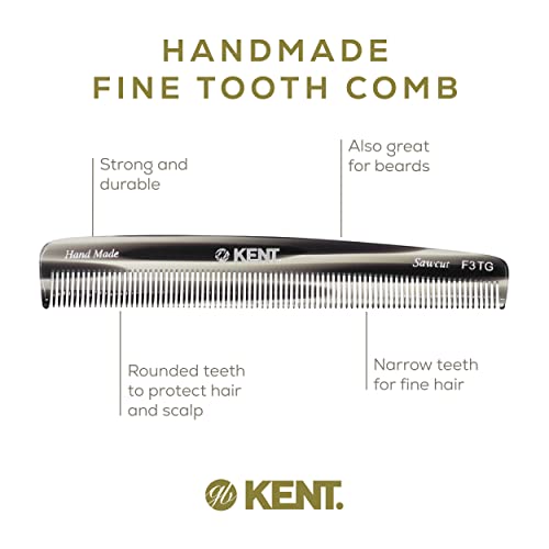 Kent-F3TG-Fine-Tooth-Comb-for-Hair-Care-Parting-Comb-Combs-for-Men-and-Combs-for-Women-Dandruff-Hair-Comb-Kent-Mens-Combs-for-Hair-Fine-Teeth-Comb-Hair-Comb