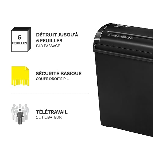 Destructeur de documents Fellowes contre le vol d'identité à la maison