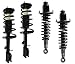 DTA 70114 Full Set 4 Complete Strut Assemblies With Springs and Mounts Ready to Install OE Replacement 4-pc Set, 2003-2008 Toyota Corolla