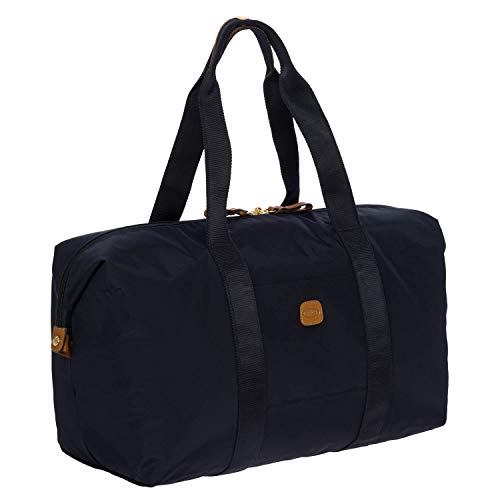 Bric's x-Travel 2.0 18 Inch Cargo Overnight Folding Duffle Bag, Navy, One Size