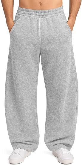 Image of NETCLICK Men's Polycotton Loose Fit Track Pants with Elastic Waistband & Side Pockets | Comfortable Joggers for Casual & Gym Wear