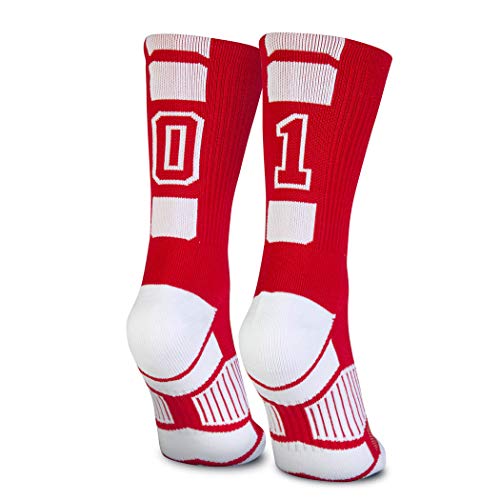ChalkTalkSPORTS Custom Team Number Socks | Youth & Adult Athletic