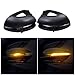 Hacreyatu Sequential Led Side Mirror Turn Signal Light Indicator Smoked Lens (L&R) For VW Golf 6 MK6/ Golf G-TI 6 /R20 2008-2012 (Yellow, wiith holes)