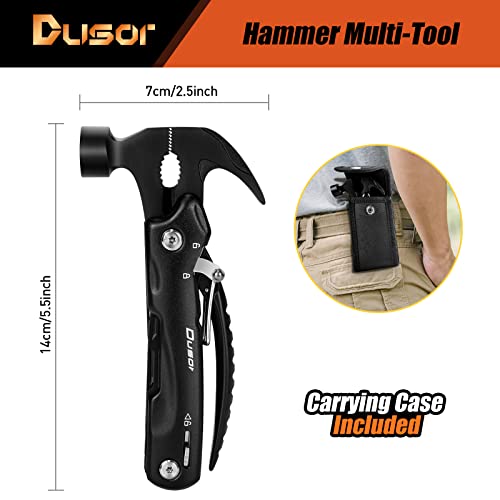 Valentines Day Gifts for Him 12 in 1 Hammer Multitool, Gifts for Men Who Wants Nothing, Father's Day Birthday Gifts from Daughter, Camping Essentials Survival Gear, Cool Gadgets for Boyfriend Husband
