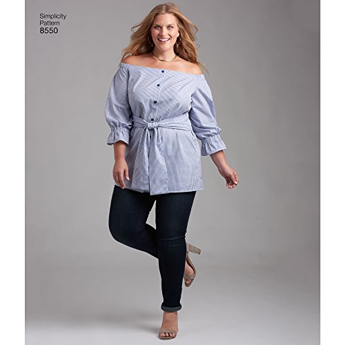 Patron Simplicity 8550 : ajustez facilement une robe ou tunique grande taille - 5