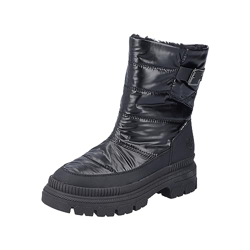 Rieker Damen Y9380 Kurzstiefel, Schwarz, 38 EU – Ansicht 1