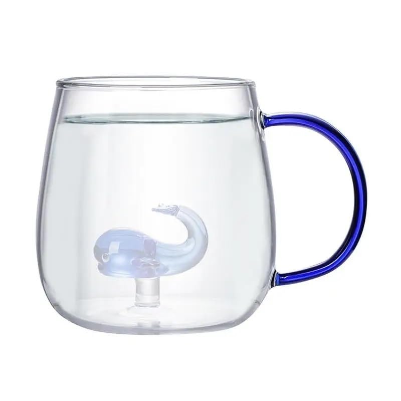 Becher aus klarem Kristallglas, Trinkgläser, Becher aus Kristallglas, gemischte Glaswaren, Trinkgläser for Wasser, Saft, spülmaschinenfest, perfekt for Wasser, Saft, Limonade, Tee, Kaffee, den täglich