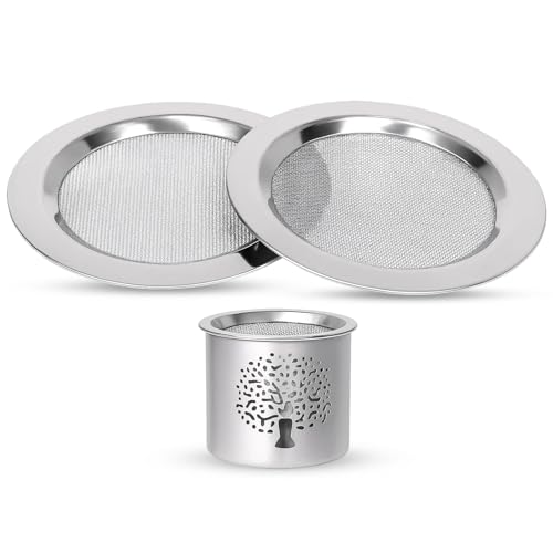 2-teiliges Räuchersieb, Räucherstövchen mit Sieb für...
