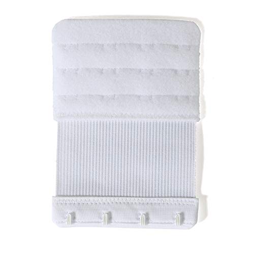 Magicmode Bra Extenders 4 Hook Elastic Stretchy Bra Extensions Strap Comfortable 3pcs-Pack3