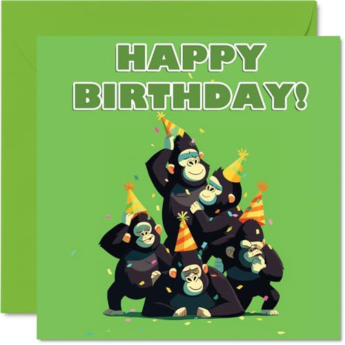 Cartes D'anniversaire Pour Elle Et Lui U2013 Pyramide D'animaux U2013 Carte D'anniversaire Pour Maman, Papa, Frère, Su0153ur, Tante, Oncle, Cousin