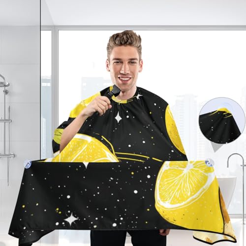 Capa de barbería impermeable para hombres y mujeres 140 x 165 cm miniatura 7