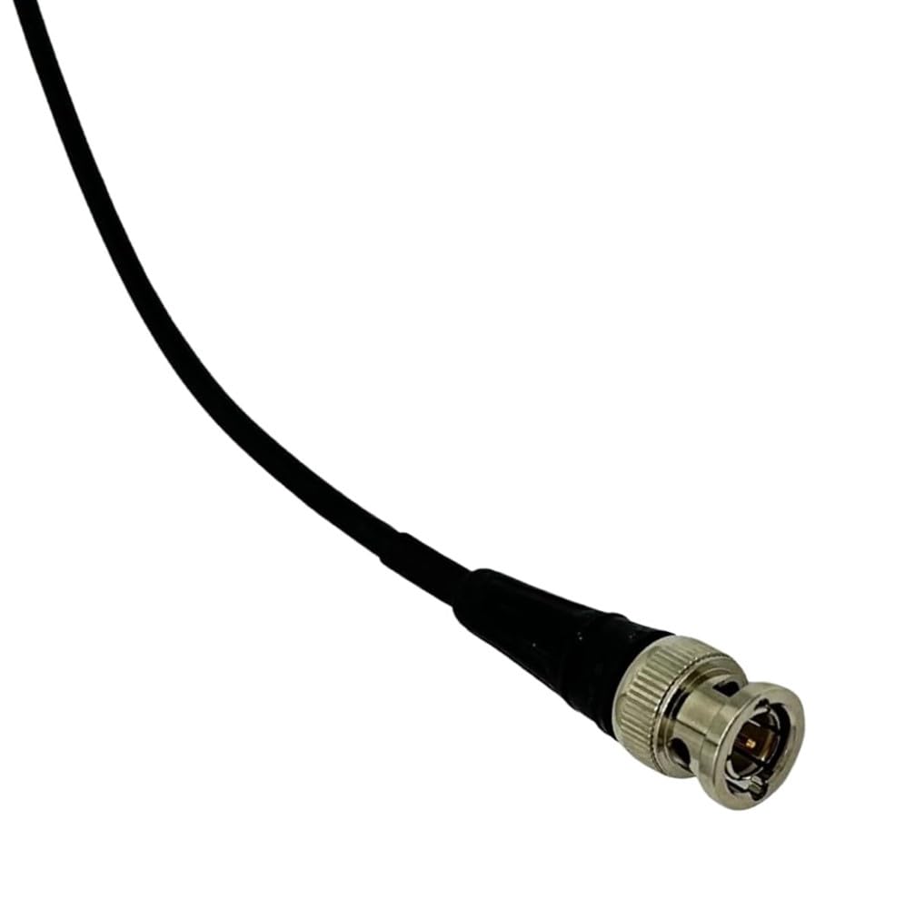 12G HD SDI Cable Mini RG59 - BNC to BNC - (15 Feet) (Black)