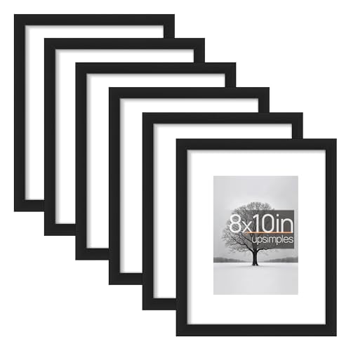 upsimples 5 Pack 8x10in (20.32x25.4cm) Photo Frame Black