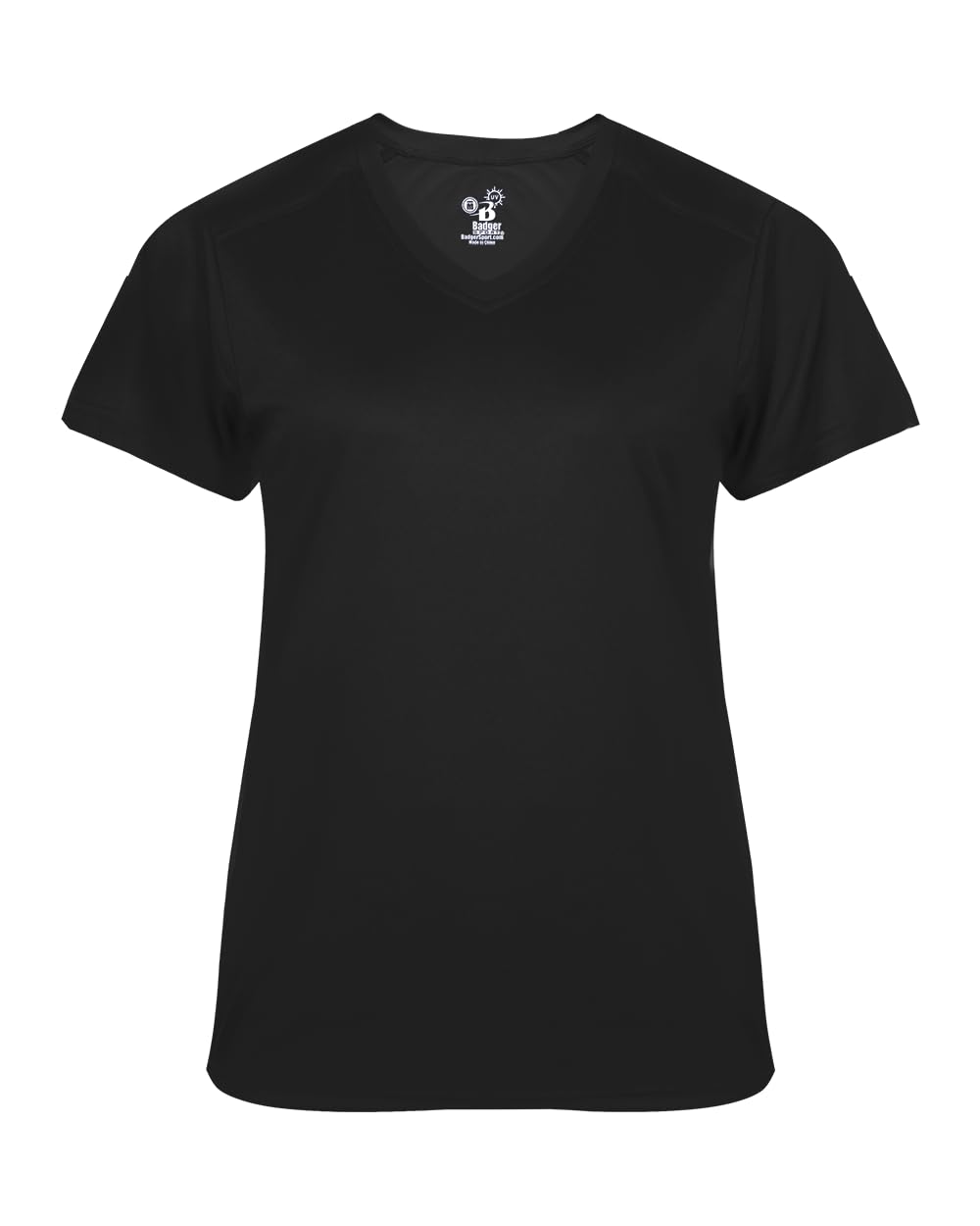 Badger Sports Ultimate Ladies' V-Neck Tee Black Large