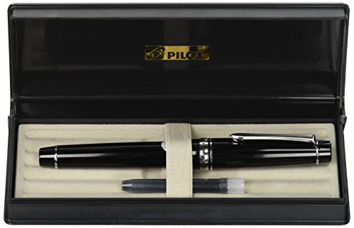 Pilot Fountain Pen Custom Heritage 912, Black Body, B-Nib