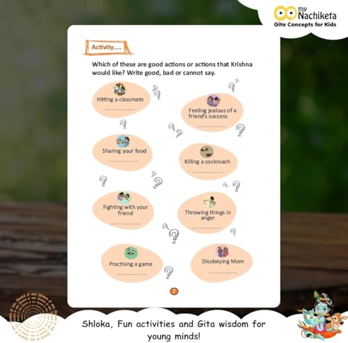 Image of Gita for Kids | Teachings, Sanskrit lessons and Activities | Simple and fun, for all ages (6+ years): 1