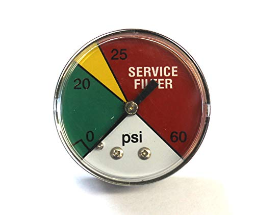 PG DCI-20 - Filter Color Indicator Gauge. 1/8'' Male Pipe. Rear Mount. (Shows When Hydraulic Filter Needs to be Replaced) - 60 PSI Max