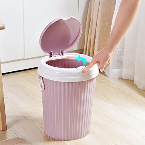 Bote de basura para separar residuos en espacios pequeños cubo de plástico rectangular C 3