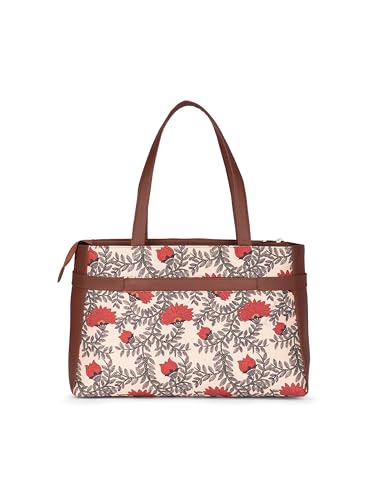 Image of ZOUK Urban Escape Bag | Stylish Vegan with Laptop Compartment, Trolley Sleeve & Anti-Theft Pocket |