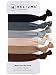 Cyndibands Neutral Brown/Gray Hair Ties (Classic Neutrals) 6 Hair Ties