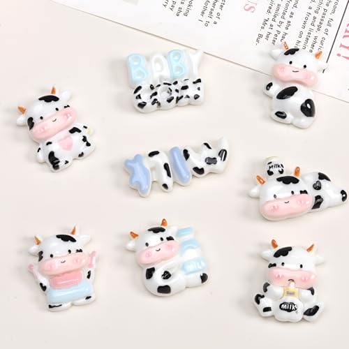 Set de imanes decorativos de vaca para refrigerador miniatura 5