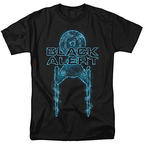 Star Trek Discovery Black Alert Unisex Adult T-Shirt for Men and Women, X-Large