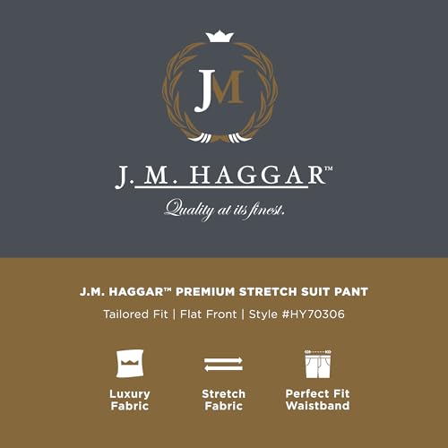 Haggar Men’s JMH Premium Stretch Tailored Fit Suit Separates - Pants and Jackets, 42x30 Grey by Haggar - Used condition - Image 3